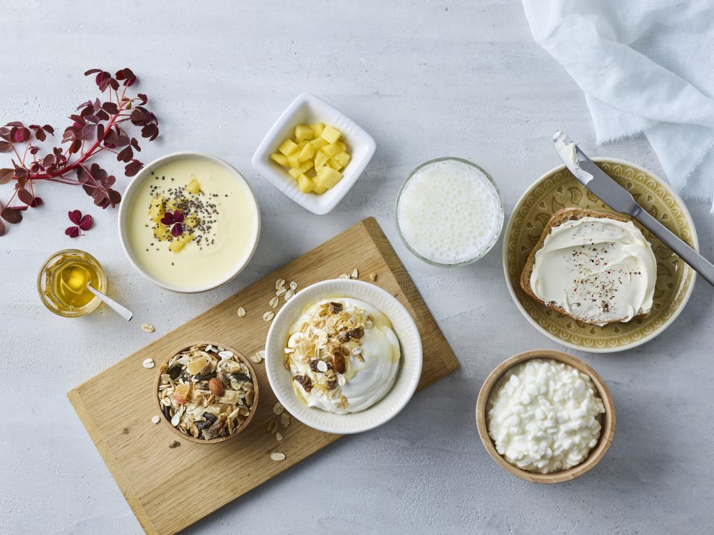 fresh dairy with probiotic starter cultures